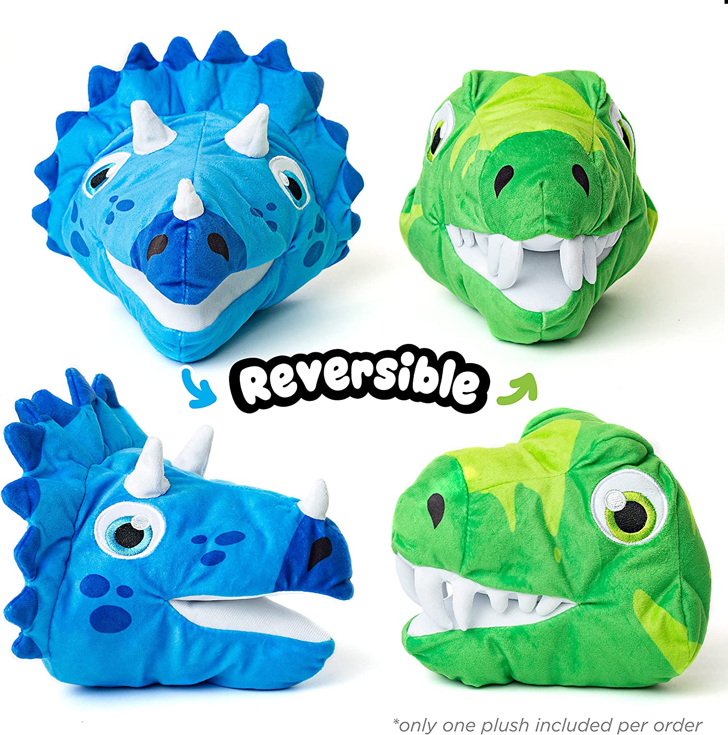 Itera Reversible Dino Plush Toy