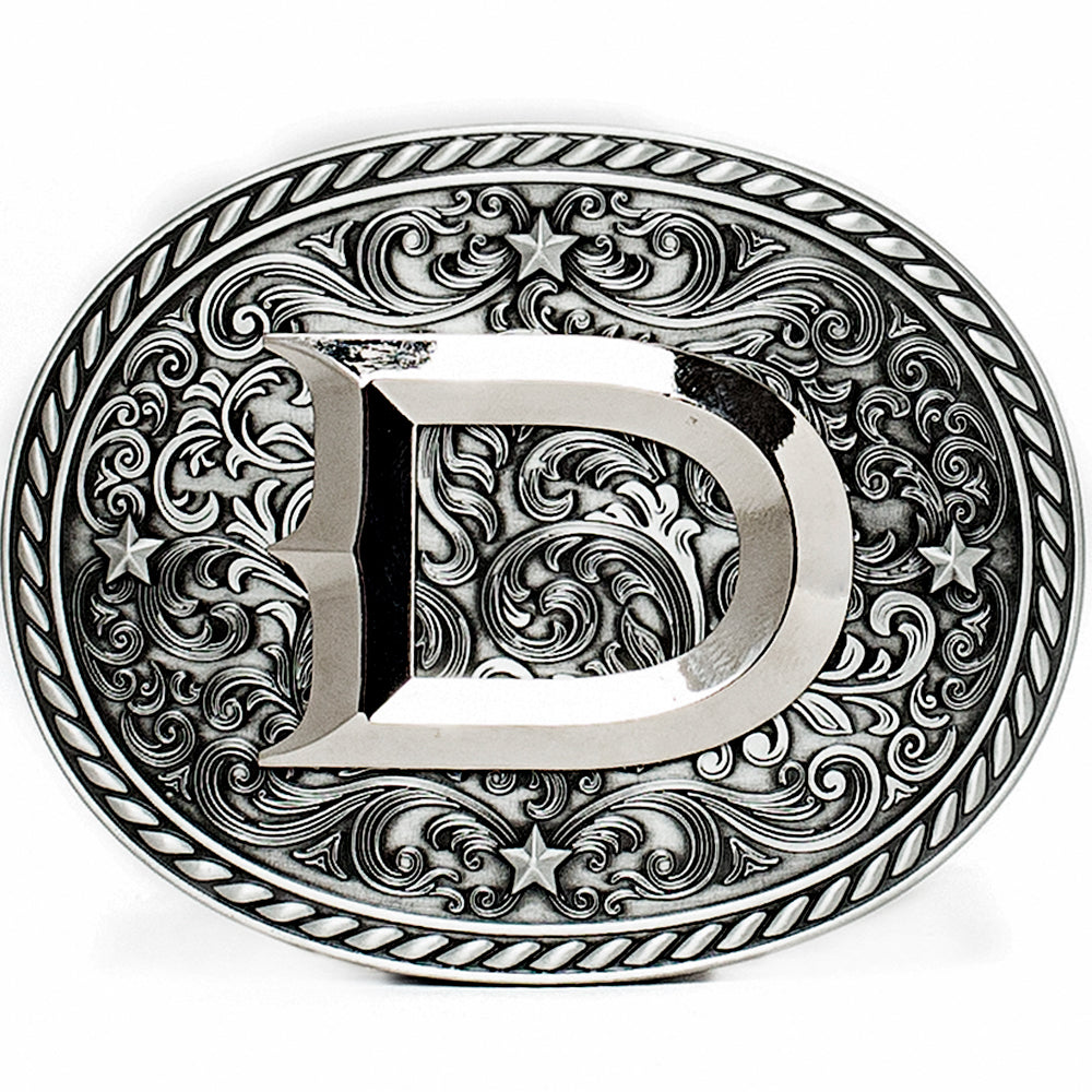 Itera Western Cowboy/Cowgirl Initial Belt Buckle