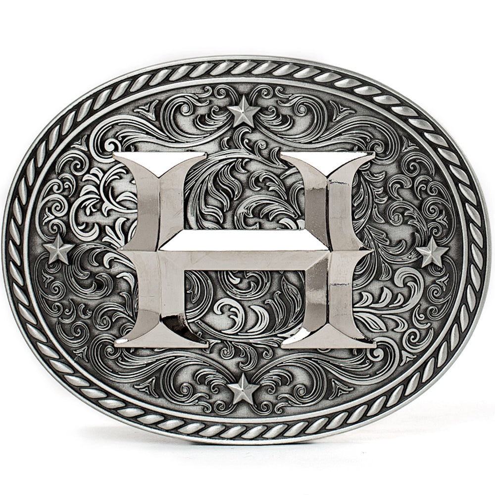 Itera Western Cowboy/Cowgirl Initial Belt Buckle